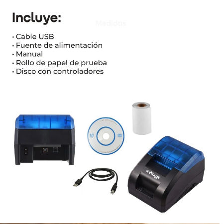 IMPRESORA TERMICA WAGGS ITER04 58MM